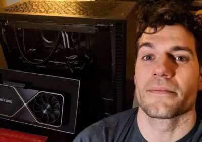 superman witcher henry cavill rtx with video