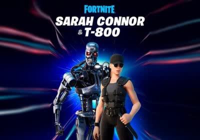 fortnite sarah connor t-800 dlc epic games fortnite battle royale with video