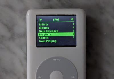 ipod spotify found with video