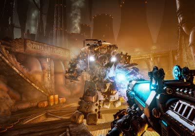 necromunda hired gun doom titanfall warhammer