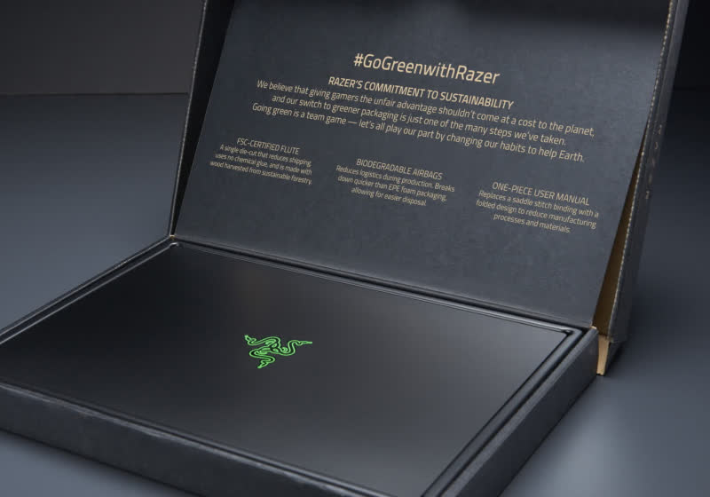 Razer commits to sustainability, will use 100 percent renewable energy ...