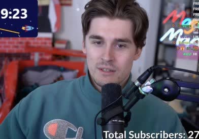 nonstop stream ludwig breaks ninja -time twitch subscriber record streaming twitch livestream ludwig ahgren