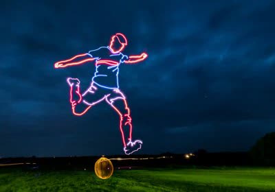 artist frodo drones light artwork