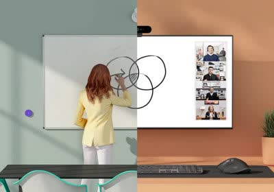 logitech scribe virtual meeting logitech whiteboard camera