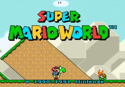 super mario world widescreen