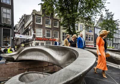 3d-printed bridge netherlands robot