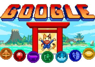 google tokyo summer olympics doodle champion island