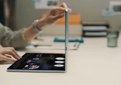 samsung galaxy book foldable laptop with video