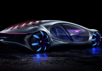 mercedes-benz vision avtr future concept car brain interface with video