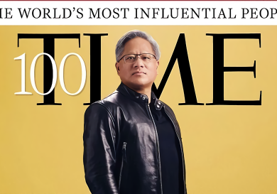 nvidia ceo jensen huang cover time influential people