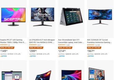 amazon dell acer viewsonic chromebook monitor