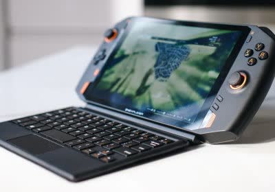 One-notebook AMD portable console