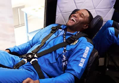 blue origin space with video