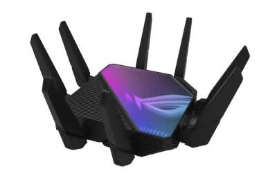 asus announces world quad-band gaming router rog rapture -axe16000 asus ces rog routers ces 2022 with video