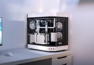 hyte y60 atx case features panoramic views parts with video