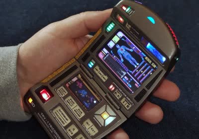 star trek voyager fan built replica tricorder prop hollywood found with video