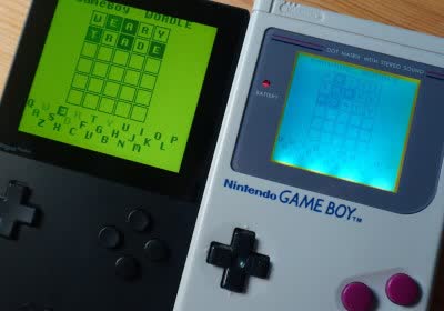 wordle game boy analogue pocket portable gaming handheld games modding homebrew