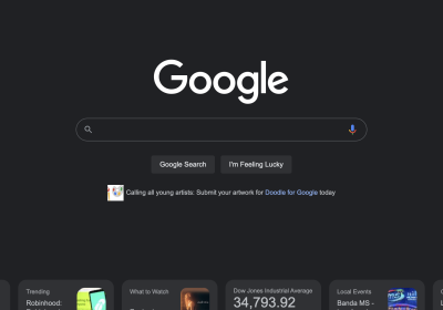 google search homepage