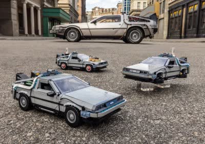 lego delorean time machine future