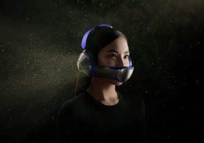 dyson audio noise-canceling air filter mask with video