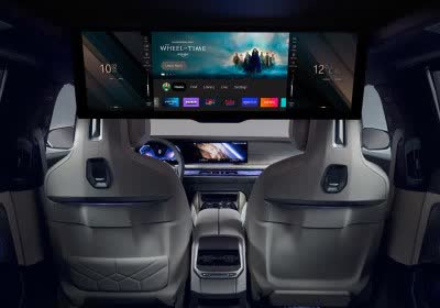 bmw car ev screen
