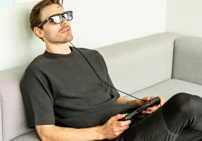 kickstarter vr augmented reality ar glasses xr glasses with video