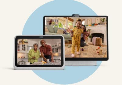 meta portal facebook display with video