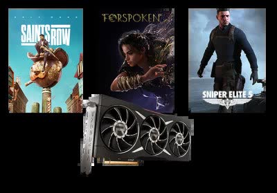 amd raise game saints row sniper elite forspoken amd gpu bundle graphics card
