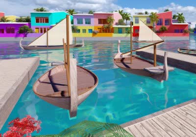floating city maldives rise sea level with video
