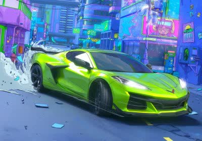 chevy nft corvette z06 auction chevy nft