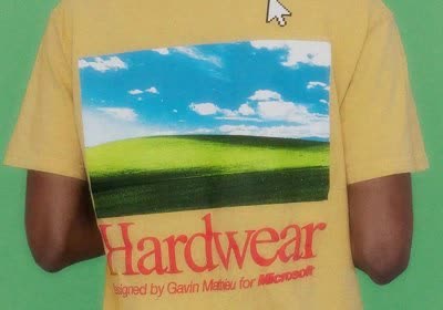 microsoft hardwear retro clothing with video