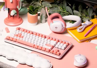 logitech keyboard mouse with video