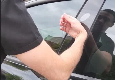 tesla with video