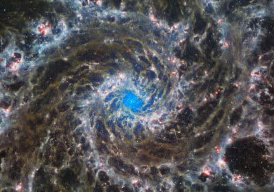 webb hubble phantom galaxy space james webb telescope hubble space telescope