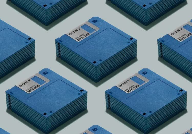 old school floppy disk
