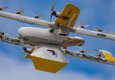 google delivery alphabet drones wing with video