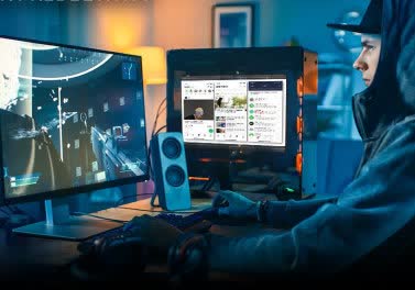 asrock side panel turns case secondary display display monitor