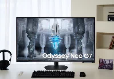 meet odyssey neo g7 mini-led flat gaming monitor samsung electronics samsung monitor 4k resolution mini-led
