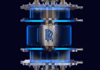 rolls-royce with video nuclear space