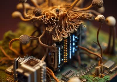 living PC mushrooms WETWARE