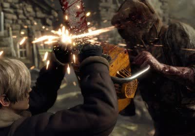 resident evil chainsaw with video resident evil 4 demo capcom