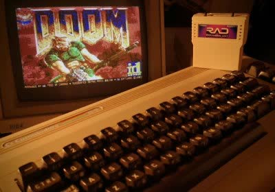 commodore piggybacks raspberry doom with video commodore 64 raspberry pi raspberry pi 3