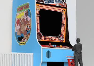 strong donkey kong nintendo found arcade