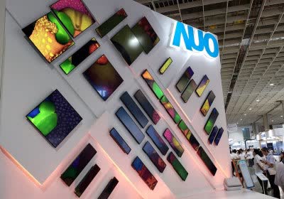 auo microled laptop display micro led