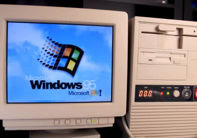 tiny intel runs windows -dos ease retro modding found with video
