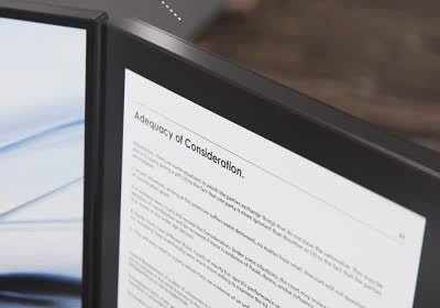 philips e-ink display monitor with video