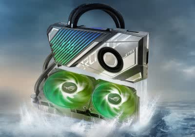 asus rog strix wet wild liquid-cooled geforce rtx asus gpu liquid cooling rtx 4000 with video