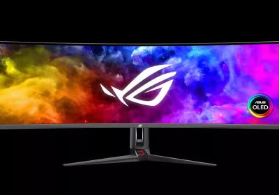 asus oled pg49wcd computex monitor ultrawide rog 5k
