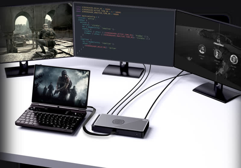 GPD working on compact external GPU dock for laptops and handheld
