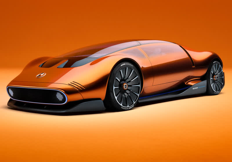 Mercedes-Benz showcases One-Eleven concept electric roadster with axial-flux motors - Vimarsana News